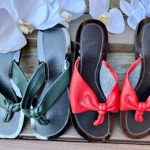 Women's leather sandals